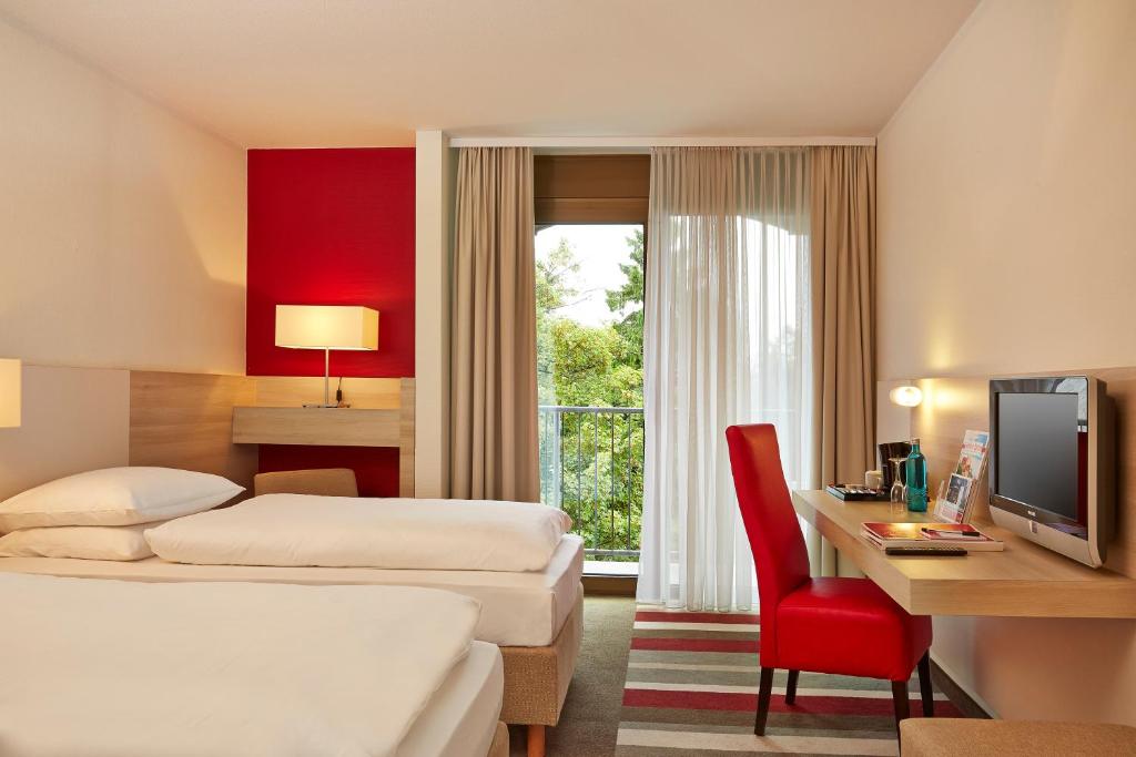 Hotel room with balcony
